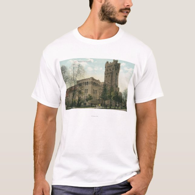 Außenansicht der 54. Regiment-Waffenkammer T-Shirt (Vorderseite)