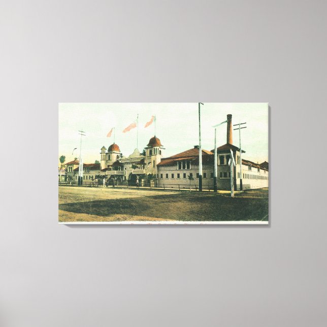 Außenansicht der Bäder (Los Banos) Leinwanddruck (Vorderseite)