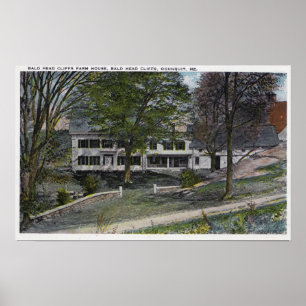 Außenansicht der Bald Head Cliffs Farm House Poster