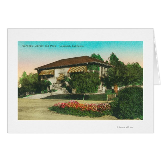 Außenansicht der Carnegie LibraryLakeport, CA (Vorderseite (Horizontal))