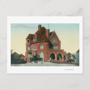 Außenansicht der Crocker-Residenz Postkarte