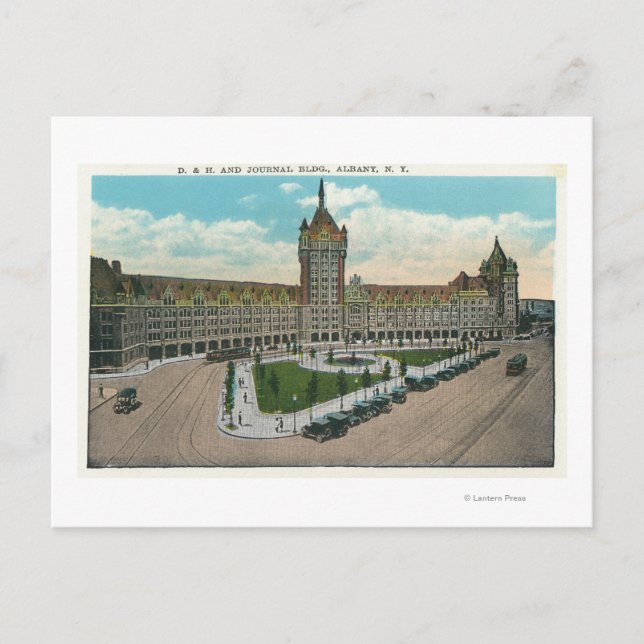 Außenansicht der D & H und des Journals Postkarte (Vorderseite)