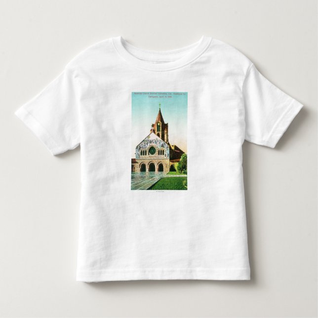 Außenansicht der Erinnerungskirche bei Stanford U Kleinkind T-shirt (Vorderseite)