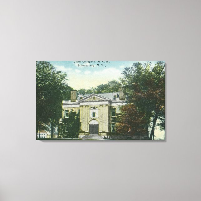 Außenansicht der Gewerkschaft Uni YMCA Leinwanddruck (Vorderseite)