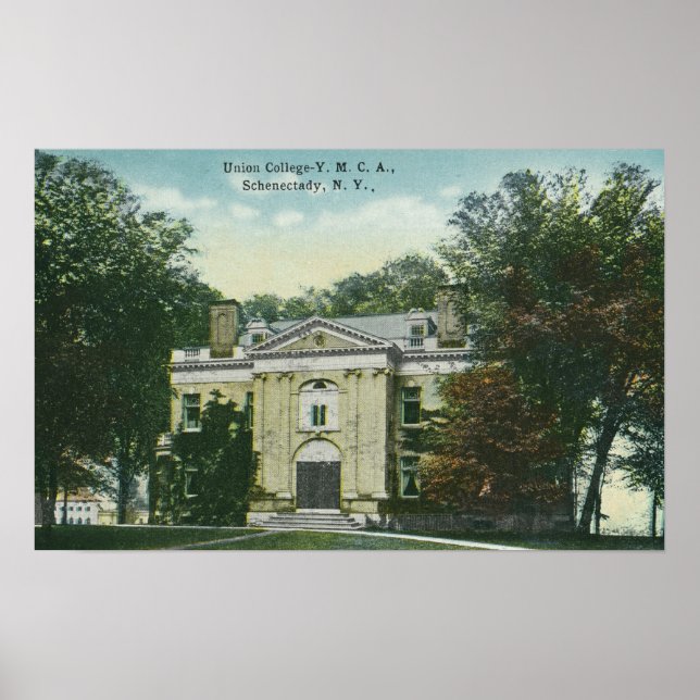 Außenansicht der Gewerkschaft Uni YMCA Poster (Vorne)