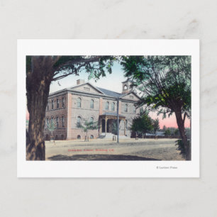 Außenansicht der Grammar SchoolRedding, CA Postkarte
