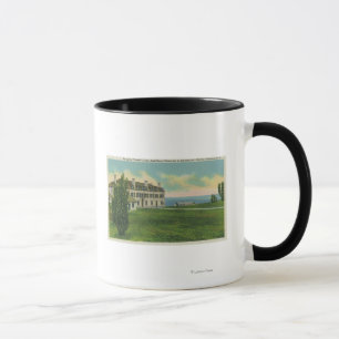 Außenansicht der großartigen Stamm-Eisenbahn Tasse