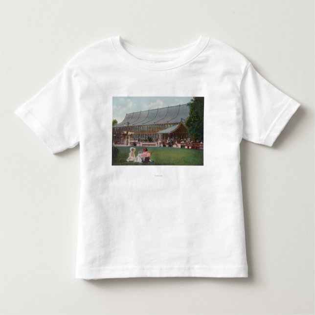 Außenansicht der Idora Park-Skaten-Eisbahn Kleinkind T-shirt (Vorderseite)