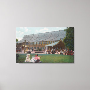 Außenansicht der Idora Park-Skaten-Eisbahn Leinwanddruck