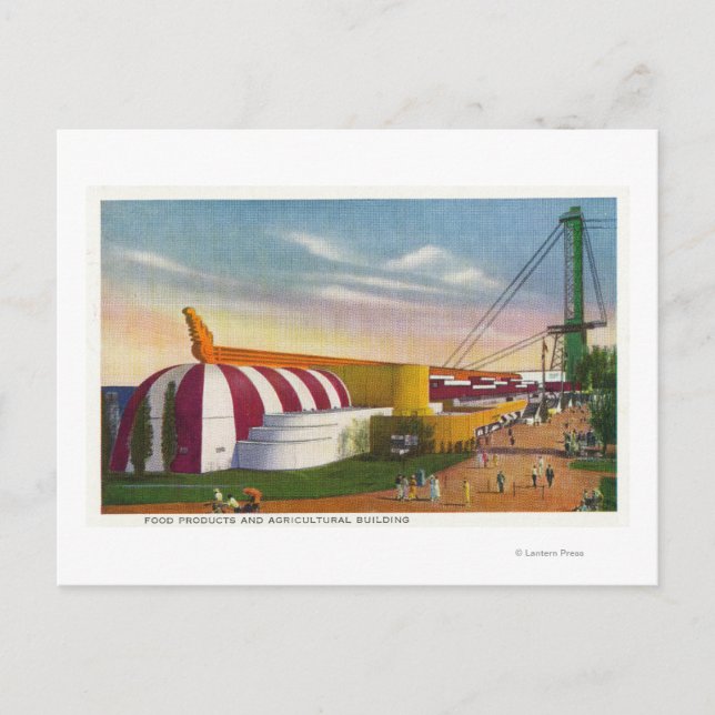 Außenansicht der Lebensmittel- und Agrarblende Postkarte (Vorderseite)