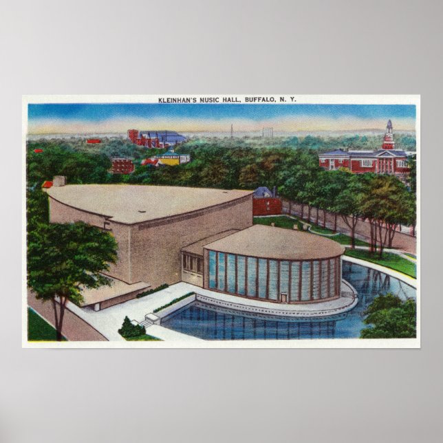 Außenansicht der Musikhalle von Kleinhan Poster (Vorne)
