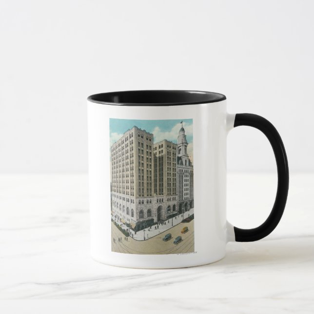 Außenansicht der nationalen Sparkasse Tasse (Rechts)
