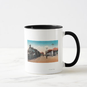 Außenansicht der nordwestlichen Pazifik Eisenbahn Tasse