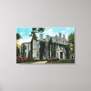 Außenansicht der Oakland-Villa Leinwanddruck