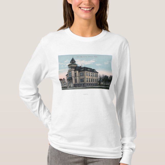 Außenansicht der Ostseiten-Schule Gbd T-Shirt (Vorderseite)