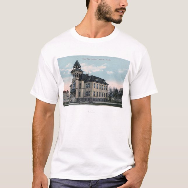 Außenansicht der Ostseiten-Schule Gbd T-Shirt (Vorderseite)