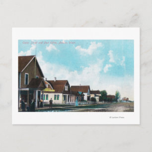 Außenansicht der Post auf der Cedar Street Postkarte