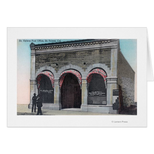 Außenansicht der Post St. Helena (Vorderseite (Horizontal))