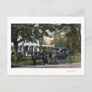 Außenansicht der Postviertel Postkarte