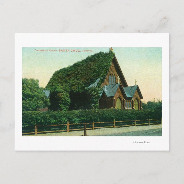Außenansicht der Presbyterianischen Kirche Postkarte (Vorderseite)