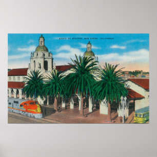 Außenansicht der Santa- Festation Poster