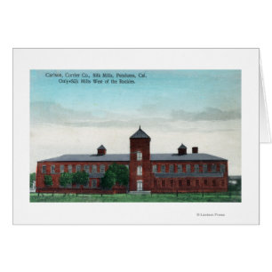 Außenansicht der Seide-Mühlen des Currier-Co