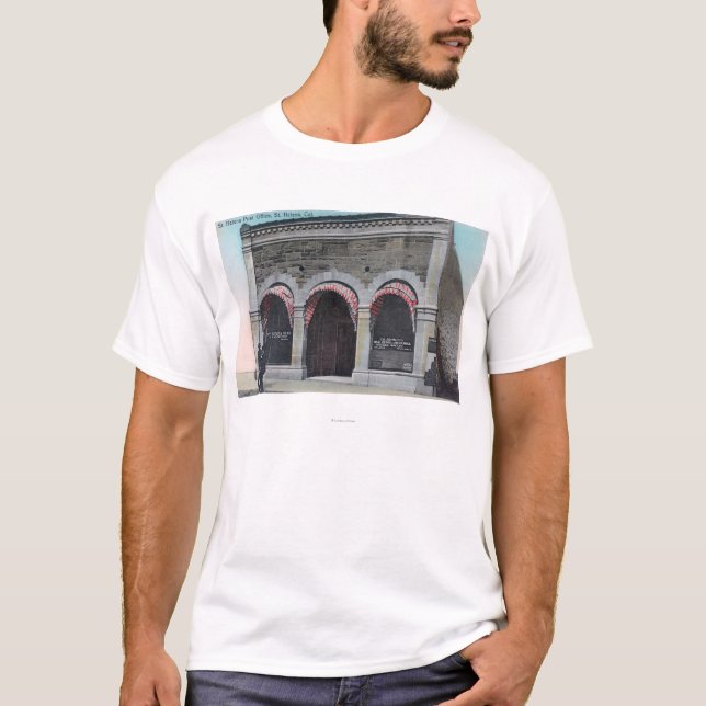 Außenansicht der St.- Helenapost T-Shirt (Vorderseite)