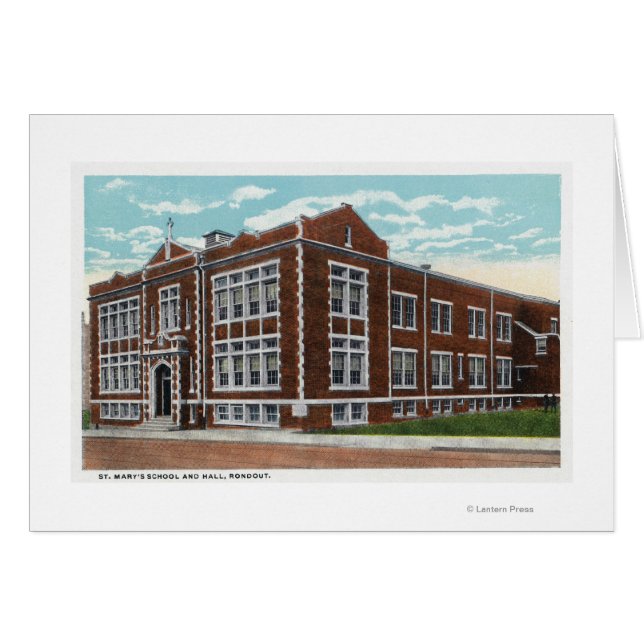 Außenansicht der St. Mary's School and Hall (Vorderseite (Horizontal))