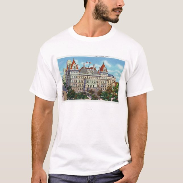 Außenansicht der Staats-Hauptstadt T-Shirt (Vorderseite)