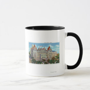 Außenansicht der Staats-Hauptstadt Tasse