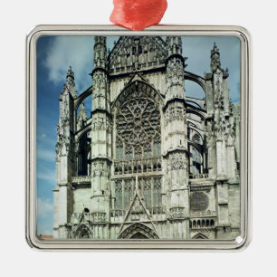 Außenansicht der Südfassade Silbernes Ornament