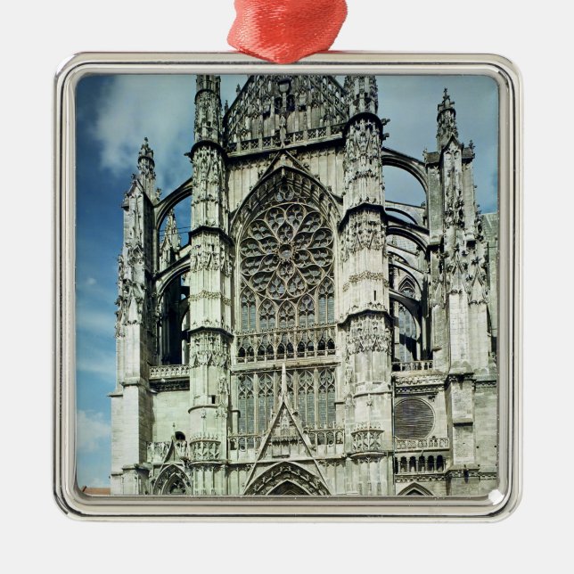 Außenansicht der Südfassade Silbernes Ornament (Vorne)