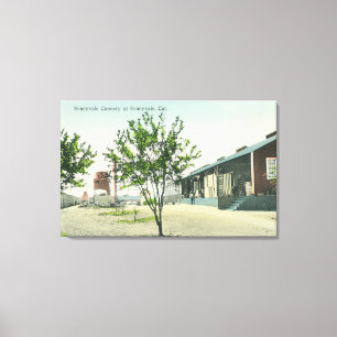 Außenansicht der Sunnyvale Cannery Leinwanddruck