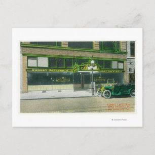 Außenansicht der Sunset Cafeteria Postkarte