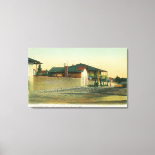 Außenansicht der Viertel Sherman & Halleck Leinwanddruck