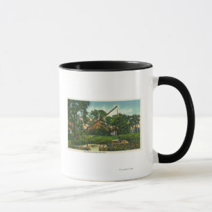 Außenansicht des alten Harlow Hauses # 2 Tasse
