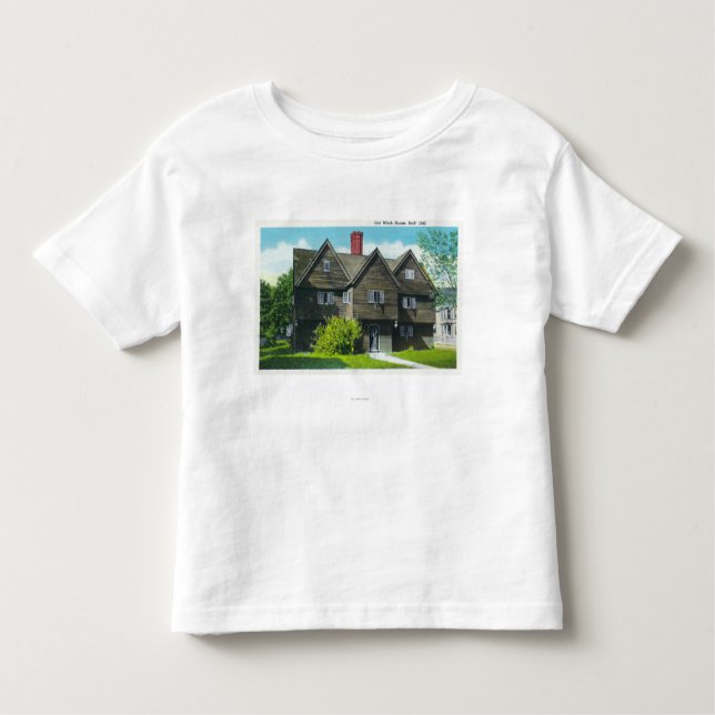 Außenansicht des alten Hexe-Hauses Kleinkind T-shirt (Vorderseite)