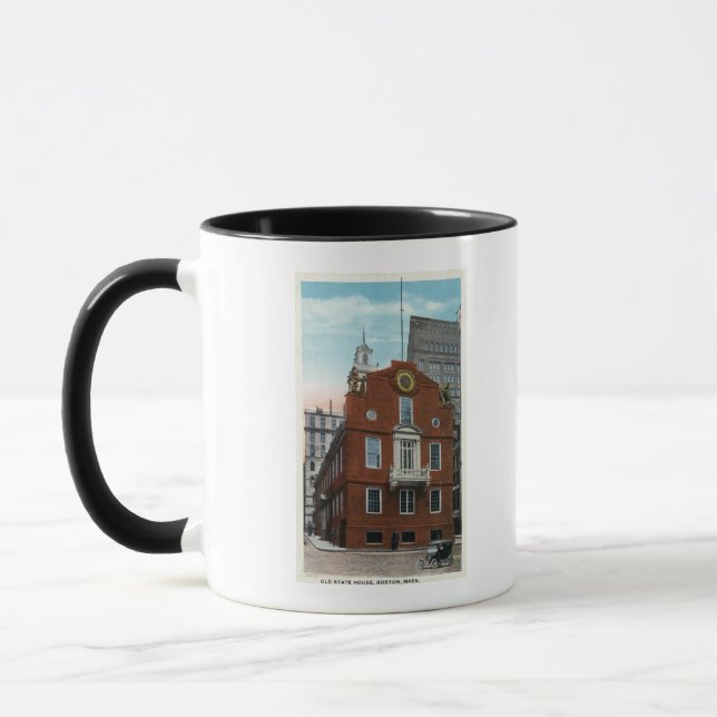 Außenansicht des alten Staat Haus Nr. 2 Tasse (Links)