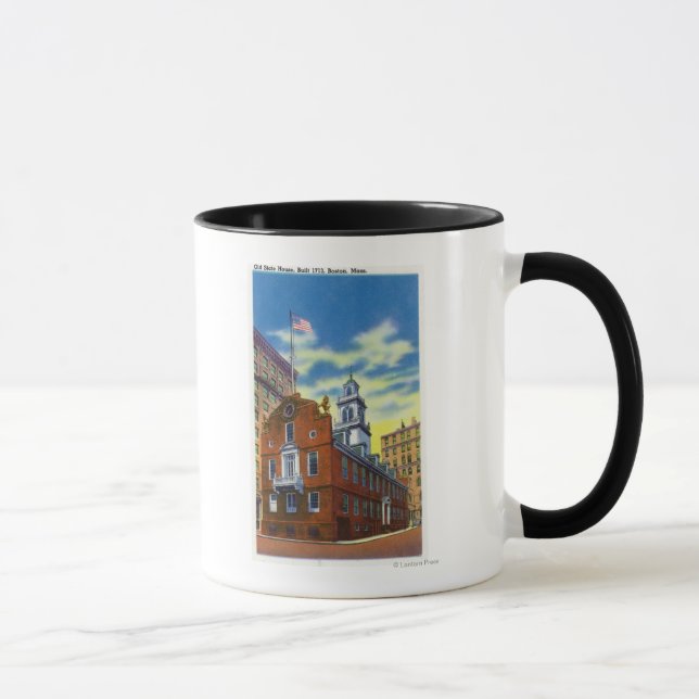 Außenansicht des alten Staat Tasse (Rechts)