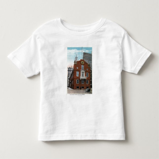 Außenansicht des alten Staats-Hauses # 2 Kleinkind T-shirt (Vorderseite)