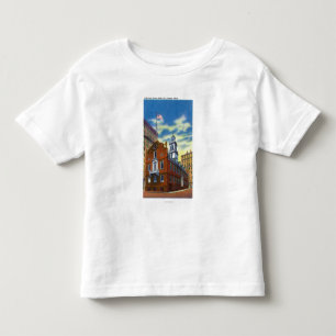 Außenansicht des alten Staats-Hauses Kleinkind T-shirt