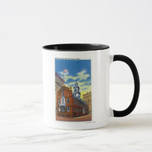 Außenansicht des alten Staats-Hauses Tasse