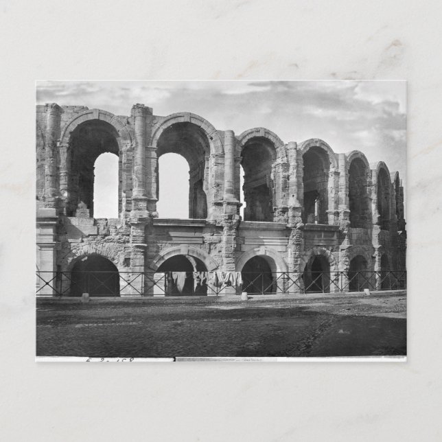 Außenansicht des Amphitheaters Postkarte (Vorderseite)