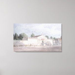 Außenansicht des Amphitheaters von Astley, 1777 Leinwanddruck