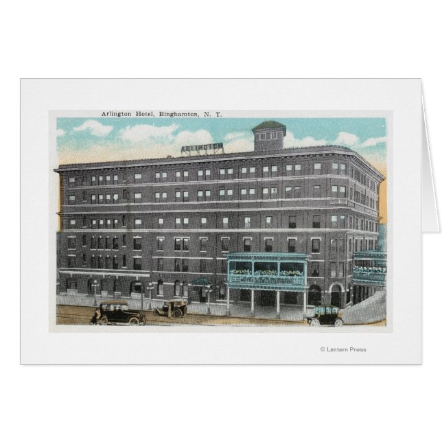 Außenansicht des Arlington Hotels (Vorderseite (Horizontal))