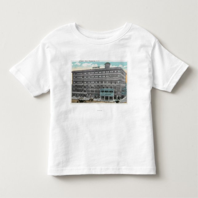 Außenansicht des Arlington-Hotels Kleinkind T-shirt (Vorderseite)