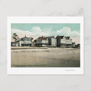 Außenansicht des Atlantiks und der Abbott Hotels Postkarte