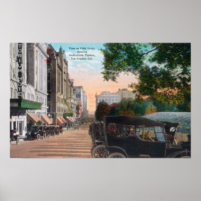 Außenansicht des Auditorium Theaters am 5. Poster (Vorne)