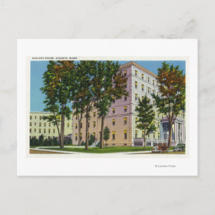 Außenansicht des Augusta-Hauses Postkarte