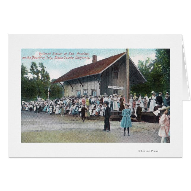 Außenansicht des Bahnhofs am 4. (Vorderseite (Horizontal))